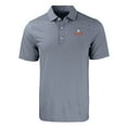 thumbnail image 2 of Men's Cutter & Buck  Navy/White Illinois Fighting Illini Big & Tall Forge Eco Double Stripe Stretch Recycled Polo, 2 of 3