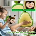 thumbnail image 3 of HeaDream Avocado Greedy Bug Doll Doll, Nap Pillow Cushion Doll Plush Toy Soft and Huggable Toy for Kids and Collectors, Perfect Gift Idea, 3 of 5
