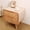 Beige, variant on Reusable Linen Nightstand Cover, Small Table Cloth Dustcover for End Table and Dresser Top, Single Color Rectangle Tablecloth for Bedroom Home Decor (Brown)