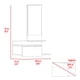 thumbnail image 5 of Mesa Flotante Recibidor Viena Café Claro Virtual Muebles, 5 of 6