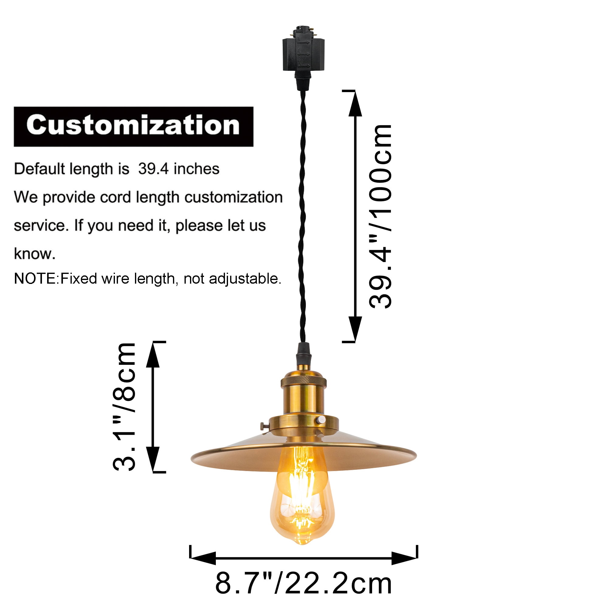Kiven H-Type Track Lighting, 3-Light Modern H Track Light