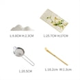 thumbnail image 4 of Juego de 7 Batidores de Té Matcha, Juego de Té JaponéS para Ceremonias, Cepillo de Bambú, Cuenco de CeráMica, Licuadora de Matcha, Exquisito Juego de Té., 4 of 5