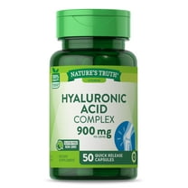 Hyaluronic Acid Supplement | 900mg | 50 Capsules | Non-GMO & Gluten Free | by Nature's Truth