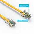 thumbnail image 2 of 50ft (15.2M) Cat5E UTP Ethernet Network Non Booted Cable 50 Feet (15.2 Meters) Gigabit LAN Network Cable RJ45 High Speed Patch Cable, Yellow, 2 of 4