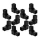 thumbnail image 2 of GOOHOCHY 10 conectores de tubo cuadrados, accesorios de tubo, conectores de 2 vías, juntas de tubo en forma de L, 2 of 8