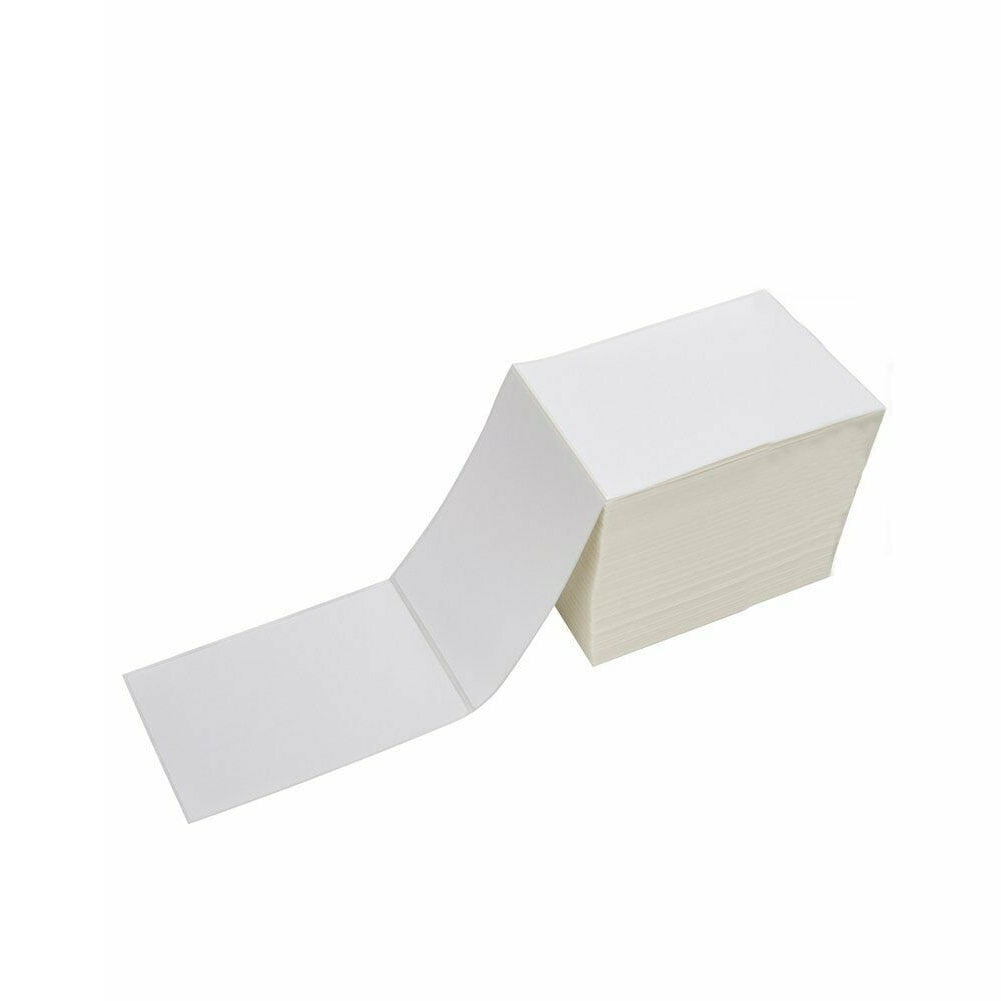Itari 4x6 Thermal Labels - with Perforations Commercial Grade Direct Thermal Shipping Labels Pack of 500 Fan-Fold Labels 