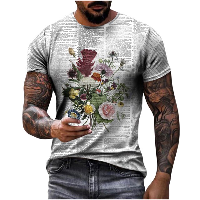 Camiseta de diario unisex para hombre, estampado gráfico en 3D, estampado de calavera, camisetas de manga corta, blusa informal Pompotops oipoqjl31367