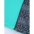 thumbnail image 7 of iiniim Kids Girls Floral Splice 3 Pcs Athletic Swimsuit Top+Brief+Bottoms Surfing Rash Guard Set 4-16 Mint Green 8, 7 of 7