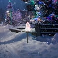 thumbnail image 4 of Luz solar de de Navidad para exteriores/luz LED de estaca de muñeco de nieve/luz solar decorativa para jardín/decoración navideña Rosa, 4 of 7
