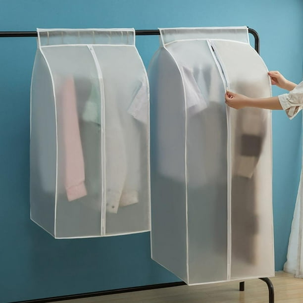 Garment Bags for Hanging Clothes, Clear Garment Bag, Plastic Dustproof