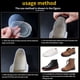 thumbnail image 4 of Minnieouse 2 uds plantillas transparentes para aumentar la altura zapatos de realce interior de piel sintética talón medio cojín Calzado Mujeres 1cm, 4 of 6