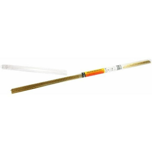 Forney Industries Gas Brazing Rod, Low Fuming Bare Brass, 1/8 in x 36 in, 5 Pound