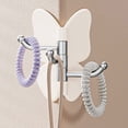 thumbnail image 5 of 5Pc Butterfly-Shaped Swivel Adhesive Hooks, 360° Rotating Towel Hooks, Decorative Wall Mount Hangers, Waterproof Self-Adhesive Hooks for Bathroom and Kitchen, Multi-Hook Organizer for Towels, Hats, 5 of 5