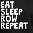 thumbnail image 3 of CafePress - Eat Sleep Row Repeat T Shirt - Women's V-Neck Dark T-Shirt, 3 of 4