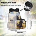 thumbnail image 7 of HUIACONG 4-IN-1 Kids School Backpack Set Sunflower Black Horse for Boys Girls 6-10 Lightweight 300g Backpack Detachable Lunch Box Pencil Case Water Bottle Holder, 7 of 7