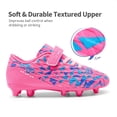 thumbnail image 5 of Tacos de Fútbol Juveniles DREAM PAIRS Talla 4 Rosa Fucsia y Azul, 5 of 5