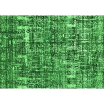 Ahgly Company Indoor Rectangle Persian Green Bohemian Area Rugs, 5' x 7'
