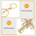 thumbnail image 3 of unbranded Llavero Dorado De Cruz En Metal Para Y Llaves Con Símbolo De Fe Inspirador, 3 of 7