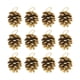 thumbnail image 3 of Fiudx Liquidación De Ofertas Flash Decoración Navideña, Teñido, Conos De Navidad, Decoración Para Árboles De Navidad, Piezas Colgantes, Fotografía, Accesorios De Decoración, Conos Dorados, 3 of 4