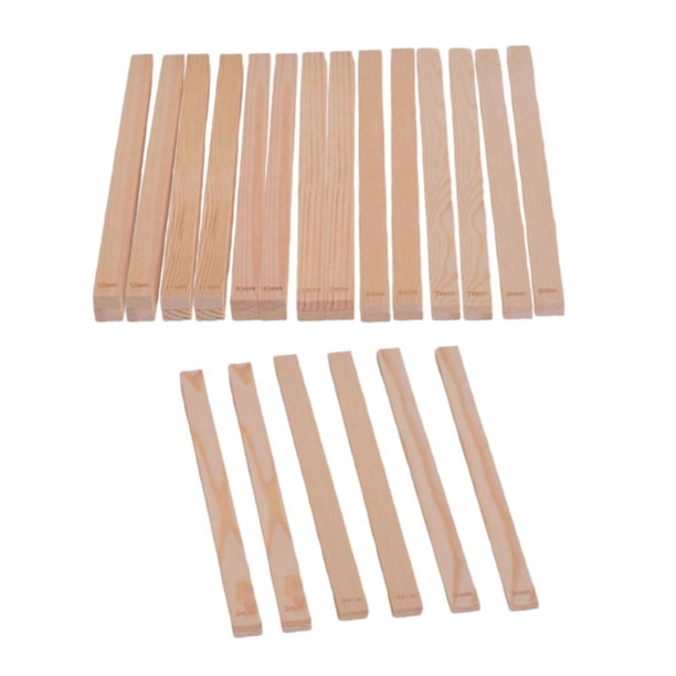 Tiras de medición Guías para rodillos de madera Pizza Masa para hornear Hogar Diario Madera Estilo C