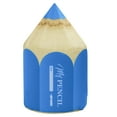 thumbnail image 1 of Gouchee Home Dotcom Pencil bleu – Grand pouf en microfibre avec billes de polystyrène vierge, fabriqué au Canada, léger et multifonctionnel pour chambre des enfants ou espaces de jeu., 1 of 6