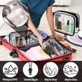 thumbnail image 4 of Bolsa de maquillaje transparente YOQIVEXU, organizador doméstico impermeable (4), 4 of 6