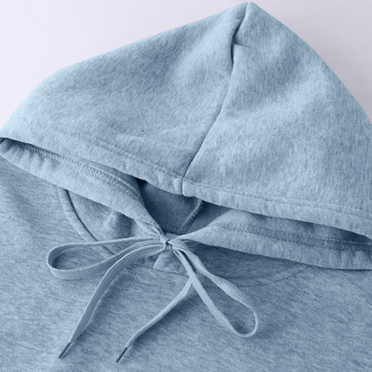 Womens Oversized Hoodies Casual Long Sleeve Hooded Sweatshirts Soft Comfy Solid Fleece Pullover Tops With Pocket Black
