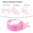 thumbnail image 6 of NOGIS Pink Sheer Ribbon, 50 Yards 1-1/2 inch Wide Shimmer Sheer Organza Ribbon for Bow Making, Gift Wrapping, Box Packaging, Crafting, Christmas Decoration and More, 6 of 7