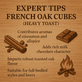 thumbnail image 3 of Label Peelers French Oak Cubes (Heavy Toast) 4 oz, 3 of 5