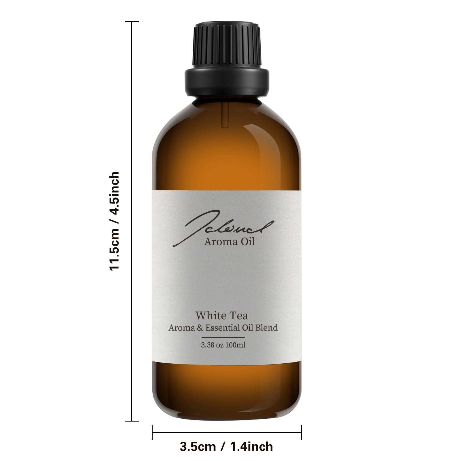 JCLOUD White Tea Essential Oil | Hotel Scent - 100% Pure and Natural Aromatherapy Oil for Diffusers, Humidifiers, and Scent Machines | Uplifting and Refreshing Fragrance | 100ml