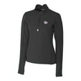 thumbnail image 2 of Women's Cutter & Buck Black TCU Horned Frogs Traverse Stretch Quarter-Zip Pullover Top, 2 of 3