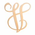 thumbnail image 6 of 19.5 In. Letter K, Unfinished Calligraphy Vine Monogram Wood Letter. For your DIY Decor such as Door Hanger, Wall Decor, Alphabet for Birthday, Wedding, Baby Shower, Nursery (K), 6 of 23