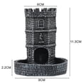 thumbnail image 2 of Castle Dice Tower with Tray, Wall Carving Dice Rolling Tray for Dungeons and Dragons | Easy Roller Perfect for Board Game, D&D and RPG, (Ancient Silver), 2 of 7