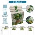 thumbnail image 6 of St. Patrick's Day Table Runner - 48 Inch Long Farmhouse Green Lucky Clovers Coin Cotton and Linen Blended Dress Scarves Farmhouse Table Runner for Kitchen Dining, Coffee Table, 13" x 48", 6 of 8
