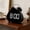 Black, variant on Xheghe Compact Alarm Clock for Focused Mornings - Gentle Wake-Up Feature, Accurate Timekeeping, Ideal for Bedrooms and Study Spaces
