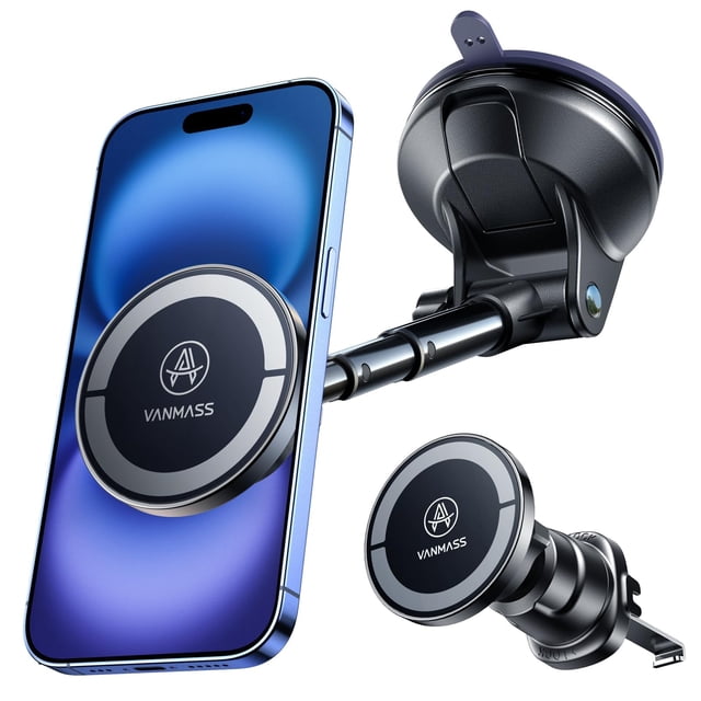 Soporte para teléfono de coche VANMASS Ultra Magnetic para iPhone y Android