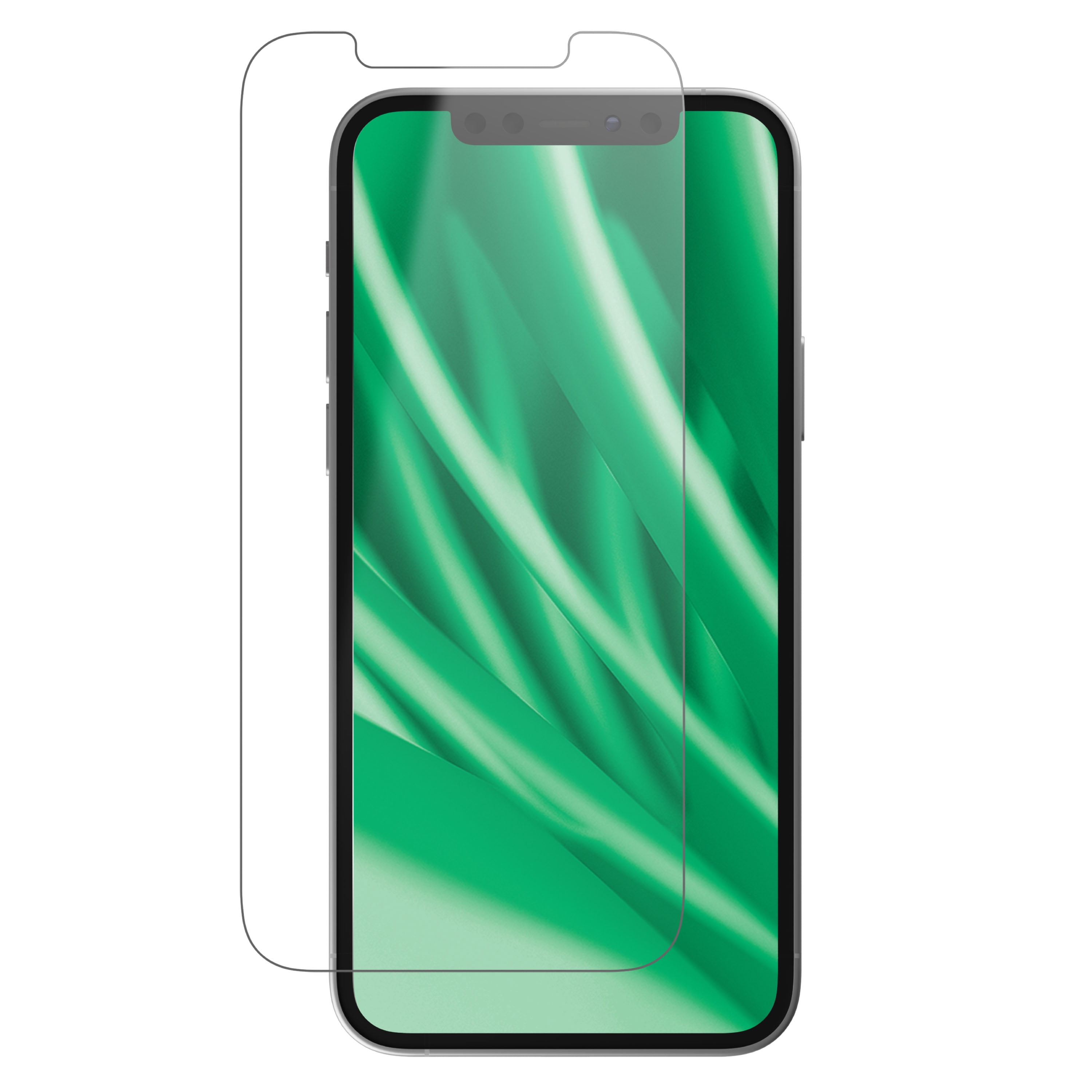 (3 pack) onn Corning Glass Screen Protector for iPhone® 12 and iPhone® 12 Pro, Made with Durable Glass by Corning™ for Ultimate Protection, Easy Application Tray