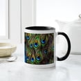 thumbnail image 4 of CafePress - Peacock Watch! Mug - 11 oz Ceramic Mug - Novelty Coffee Tea Cup, 4 of 4