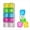 Multicolor, variant on Reusable Ice Cube for Drinks - Multi-Color Plastic Ice Cubes to Keep Drinks Cool Longer (20 Packs)
