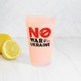 thumbnail image 3 of CafePress - No War In Ukraine - Pint Glass, Drinking Glass, 16 oz. CafePress, 3 of 4
