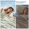 thumbnail image 2 of Coral Sage Green Cooling Blanket,Lightweight Breathable Summer Throw Blanket with Double Sided Cold Effect,Coastal White Ocean Marine Nautical Beach Picnic Blankets Bed Sheet for Hot Sleepers 30"x40", 2 of 8