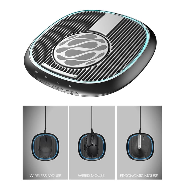 Dispositivo de movimiento del mouse Hugo Mover el ratón automático Función LED