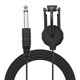 thumbnail image 1 of Pickup Mini transductor de recogida de guitarra con clip para instrumento con conector de 1/4 de pulgada Cable de 2,4 M para guitarra acústica, violín, mandolina, ukelele, 1 of 6
