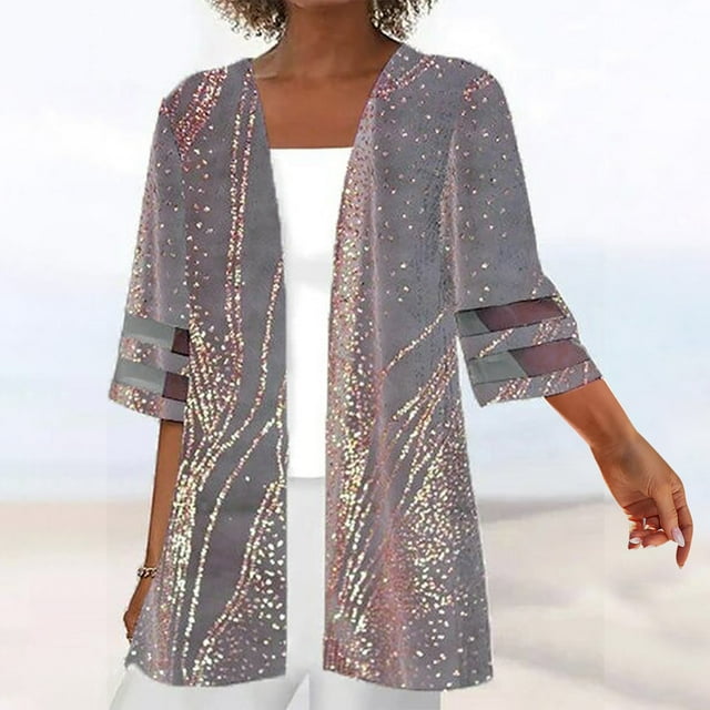 Nouveaux Hauts pour Femmes 2023 Grande Taille Mode Col Rond Décontracté Manches Longues Chandail Imprimé Hauts Blouse Chemise à Manches Longues pour Femmes