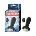 thumbnail image 3 of Atomic Thrusting Light-Up Twister Rechargeable Silicone Vibrating Anal Plug with Remote Control, Black, 3 of 5