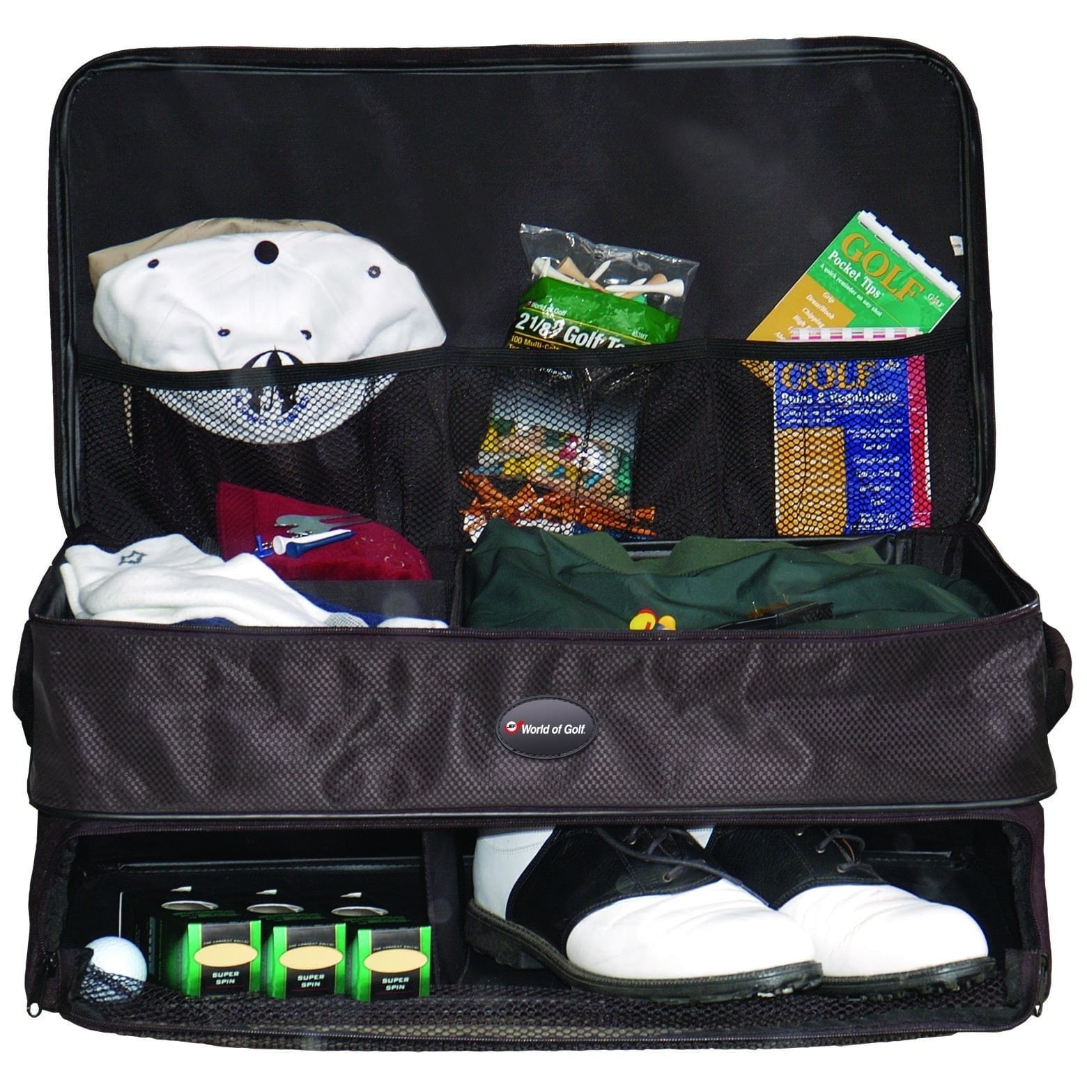 GOLF GIFTS & GALLERY Double Layer Golf Supply Trunk Organizer Walmart