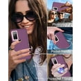 thumbnail image 2 of for Samsung Galaxy S20-FE 5G Phone Case, with Screen Protector, Port Protection, Full-Body Silicone Rubber Covered, Non-Slip & Military Grade Drop-Proof, Pink/Purple, 2 of 14