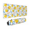 thumbnail image 2 of Disketp Gaming Mouse Pad Ducks And Anchors Pattern Large Mouse Mat Long Extended Desk Pad Non-Slip Rubber Mice Pads Stitched Edges Thin Pad (11.8x31.5 Inch), 2 of 9