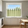 thumbnail image 5 of Checkered Curtain Valance for Kitchen & Living Room - Durable Nylon Fabric, Light - Blocking Design, Versatile Home Decoration,Green, 5 of 5