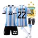 thumbnail image 3 of Samsung Campeón Argentina Local No. 10 Messi No. 11 Di María Jersey 2223 Copa Mundial Fútbol Entrenamiento, 3 of 5